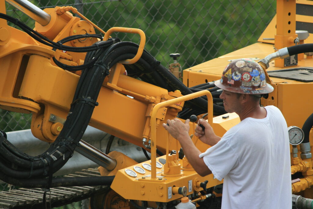 Drill operator photo